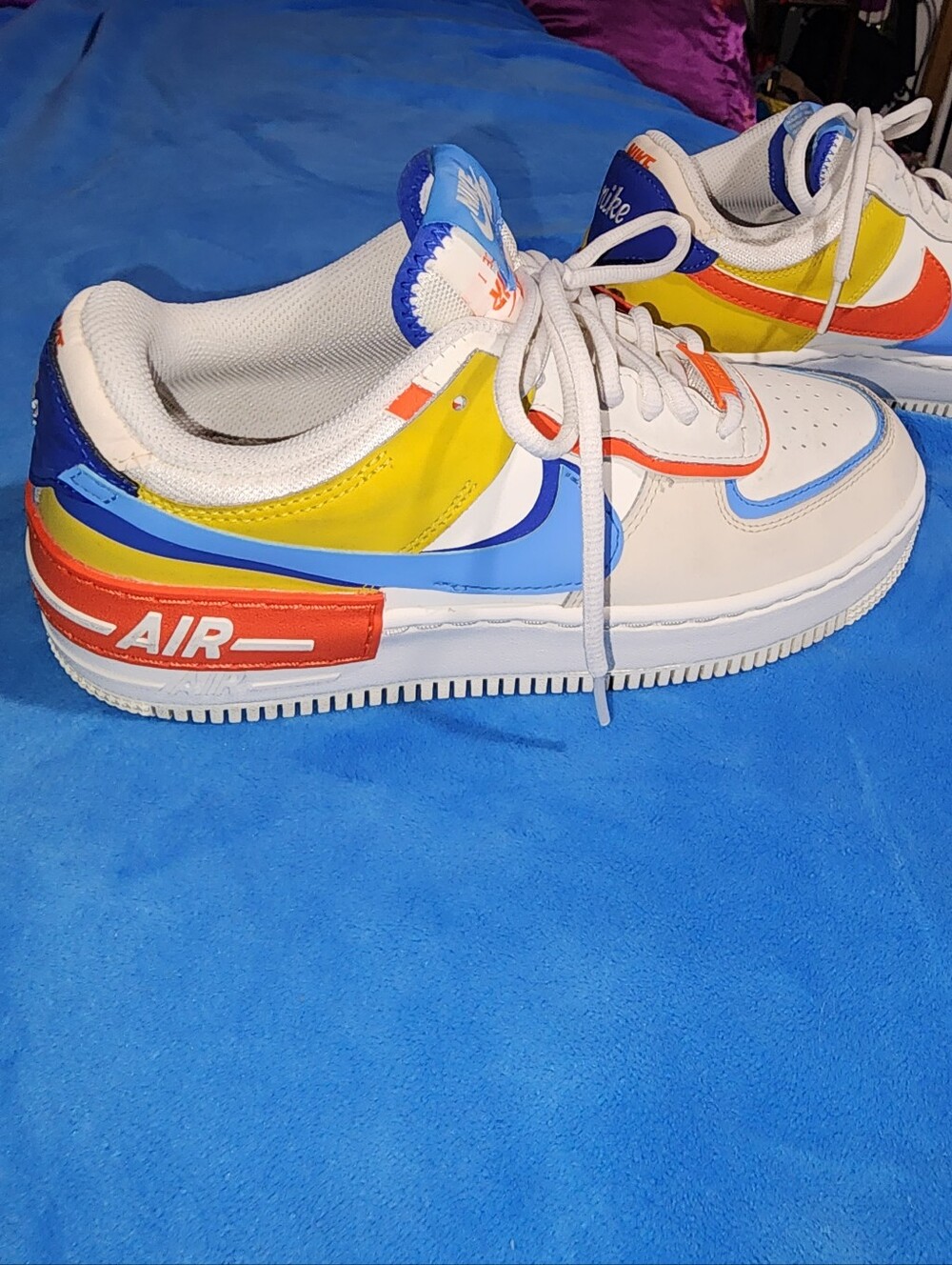 Nike Air Force 1 Shadow "Sail Multi" Women's Sneakers Size 8